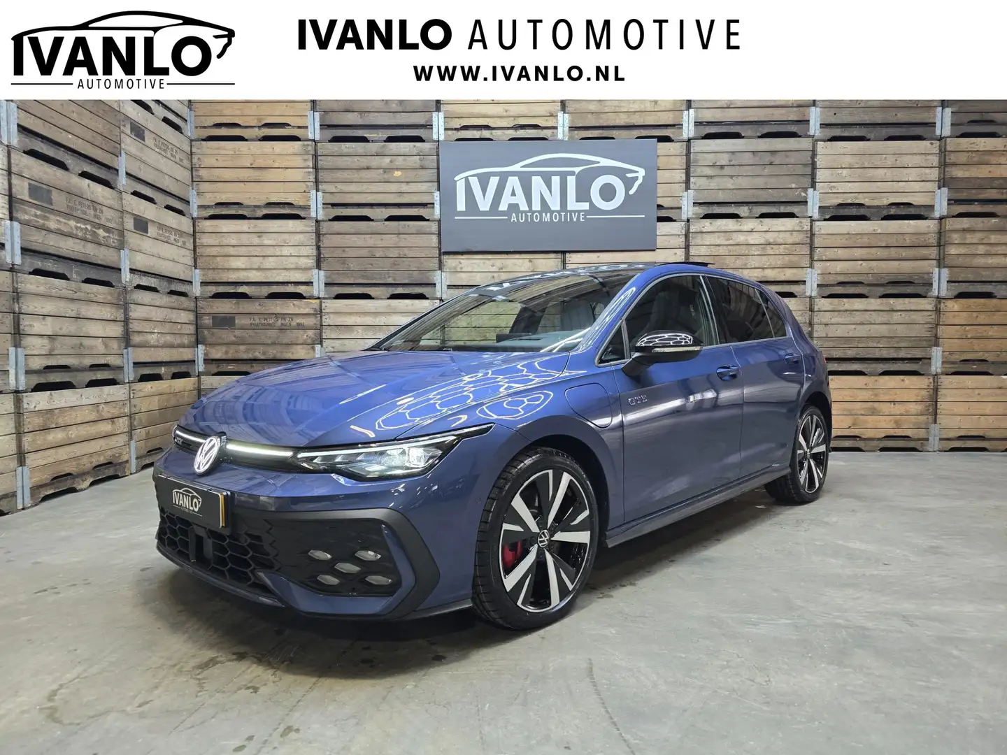 Volkswagen Golf GTE 1.5 eHybrid FL IQ Pano Leder"vienna" HUD Navi Ad c Bleu - 1