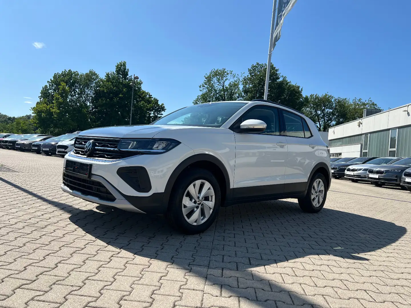 Volkswagen T-Cross 1.0 TSI Life Sitzh. Alu DAB+ PDC v+ h ACC Weiß - 1