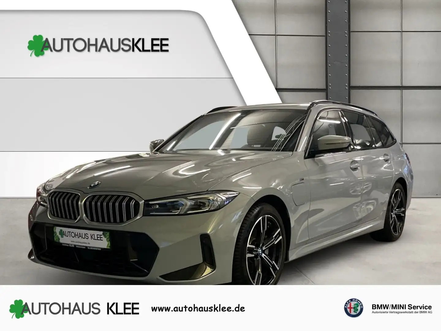 BMW 330 e M Sport Touring EU6d Park-Assistent Navi d Gris - 1