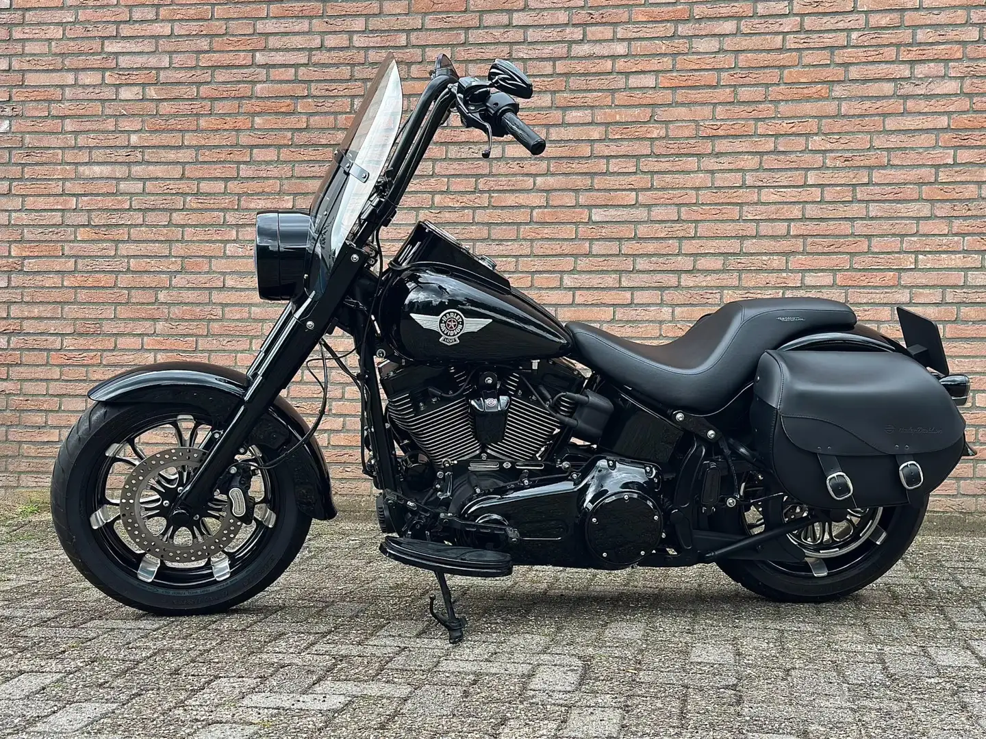 Harley-Davidson Fat Boy Chopper 117 FLSTF Softail S Nieuwstaat Negro - 2