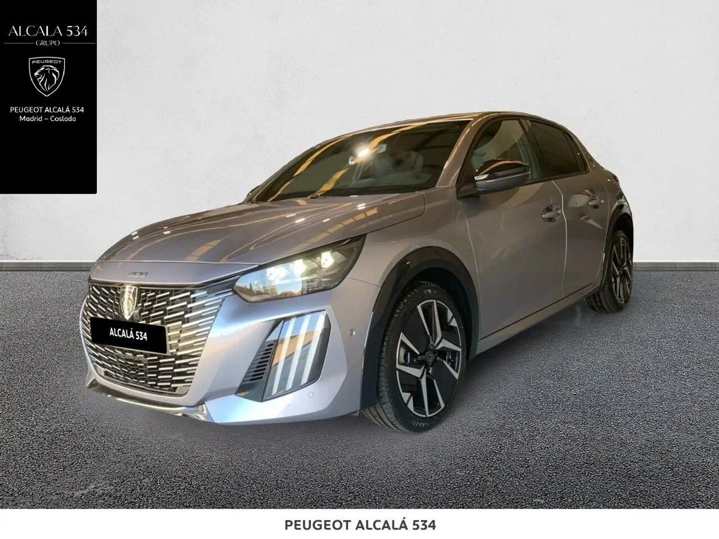 Peugeot 208 GT HYBRID 100 eDCS6 Gris - 1