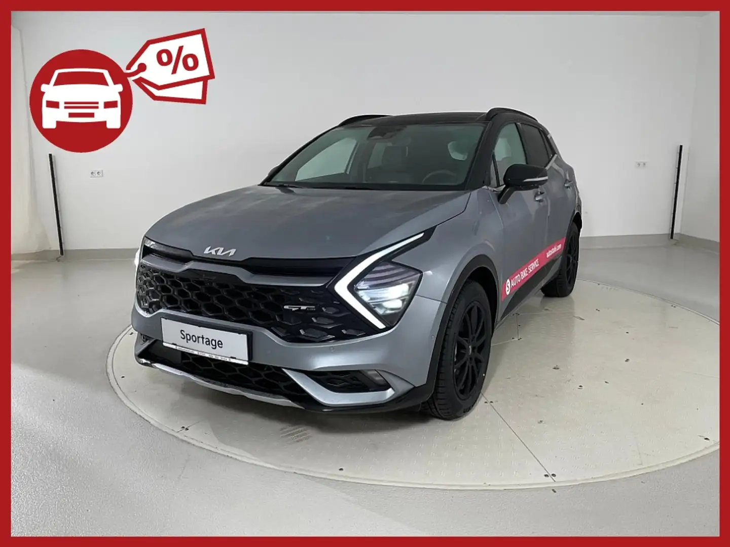 Kia Sportage 1,6 TGDI HEV AWD GT-Line Aut. | Stahl Wien 22 Stříbrná - 1