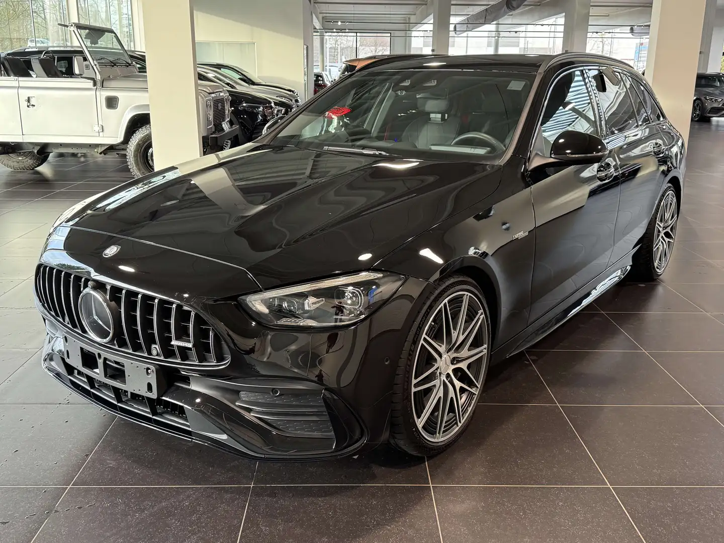 Mercedes-Benz C 43 AMG Break 4M Night Pack, Panorama, Distronic, Keyless Gris - 1