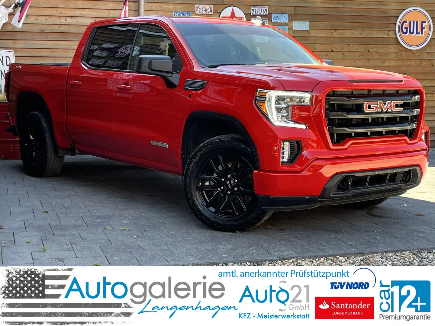 GMC Sierra 1500 Elevation 2.7L Turbo 4x4 Crew AHK Červená - 1