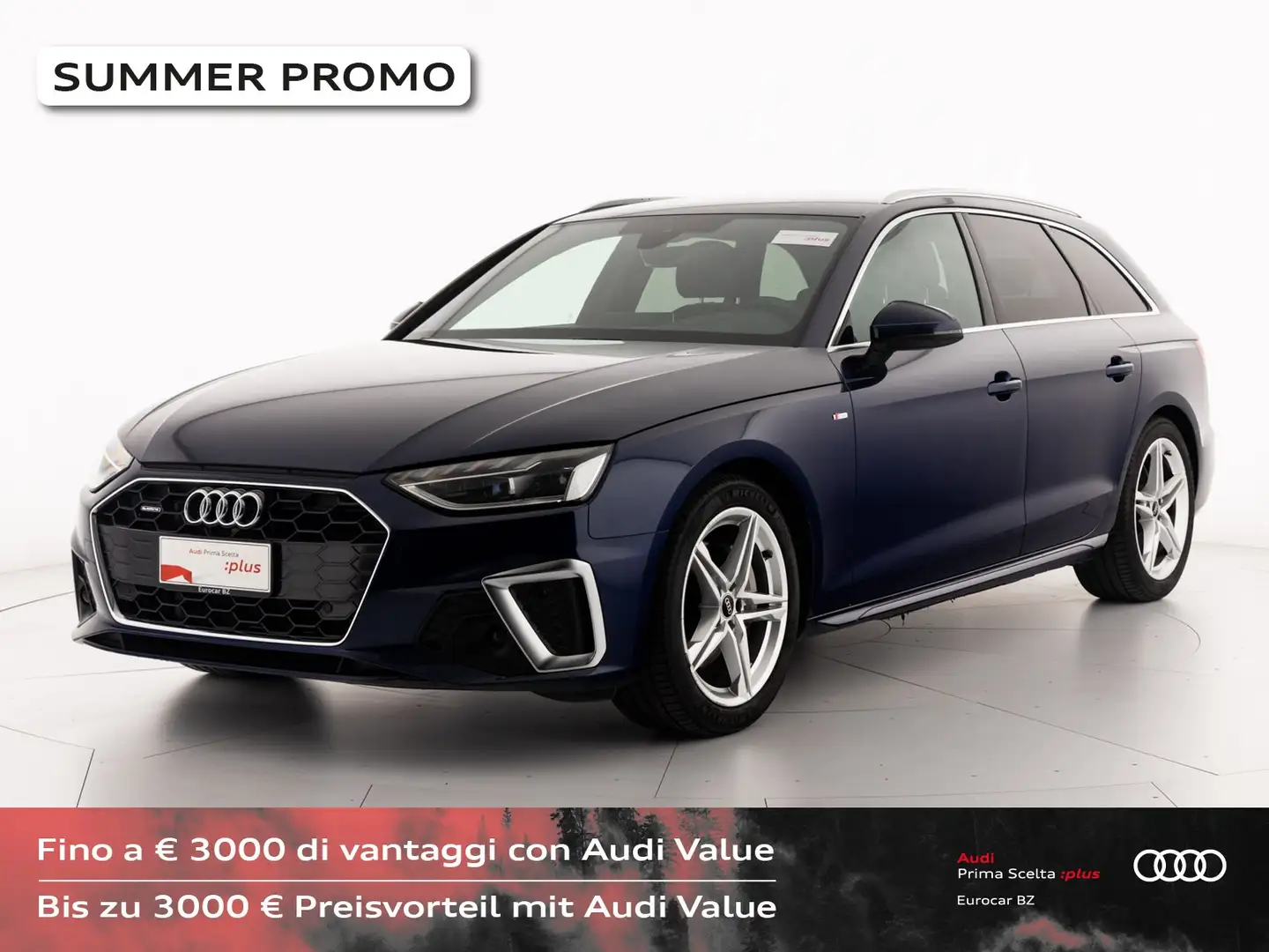 Audi A4 avant 40 2.0 tdi mhev s line edition quattro 204cv Blu/Azzurro - 1