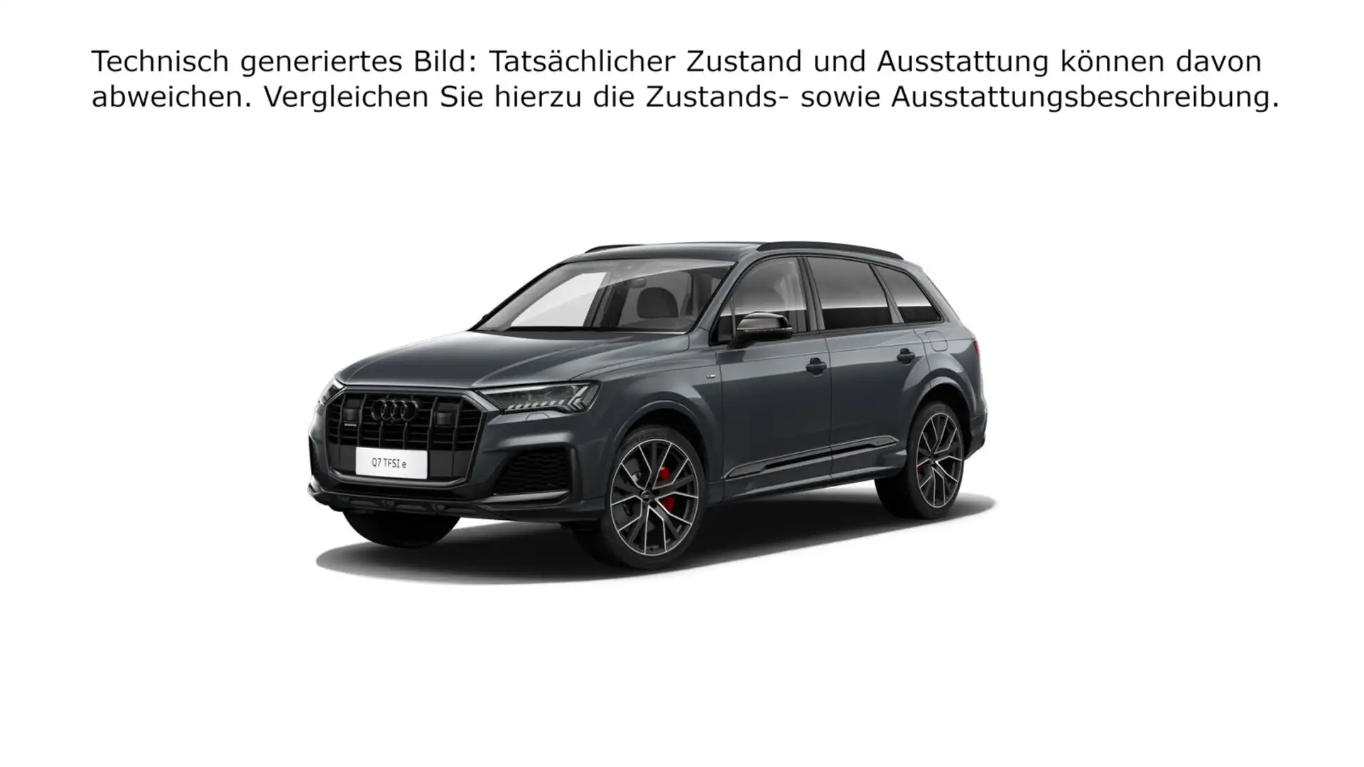 Audi Q7 60 S line TFSI e quattro Grau - 2