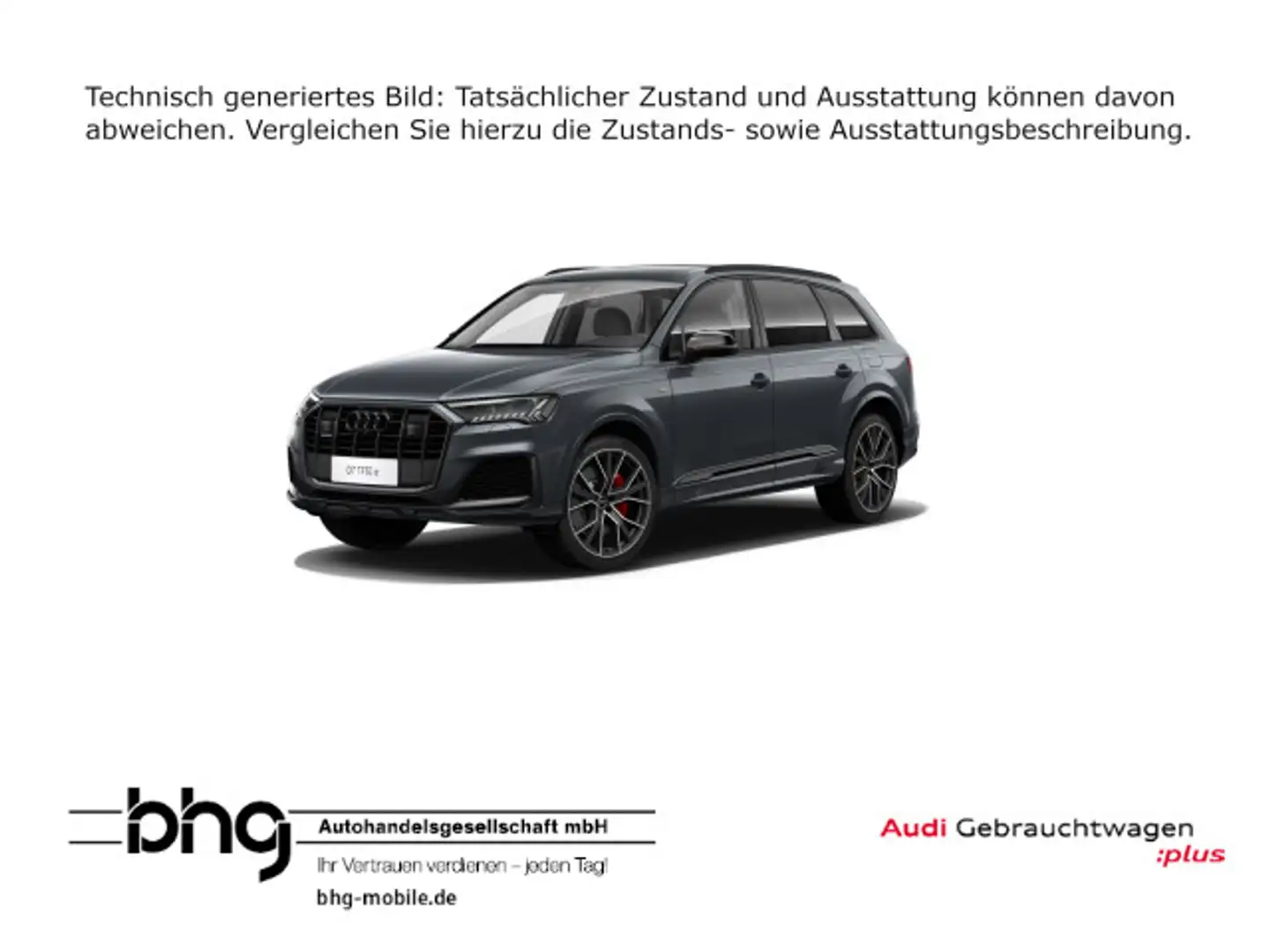 Audi Q7 60 S line TFSI e quattro Grau - 1