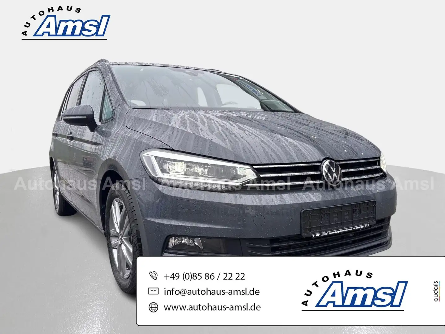Volkswagen Touran 1.5 TSI Comfortline DSG *7-S.*el.Hklp.*SH Gris - 1