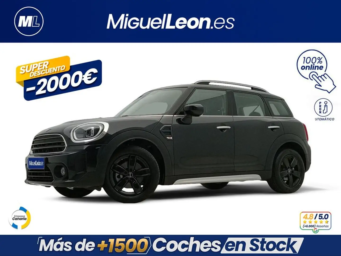 MINI Cooper Countryman AUT. Negro - 1