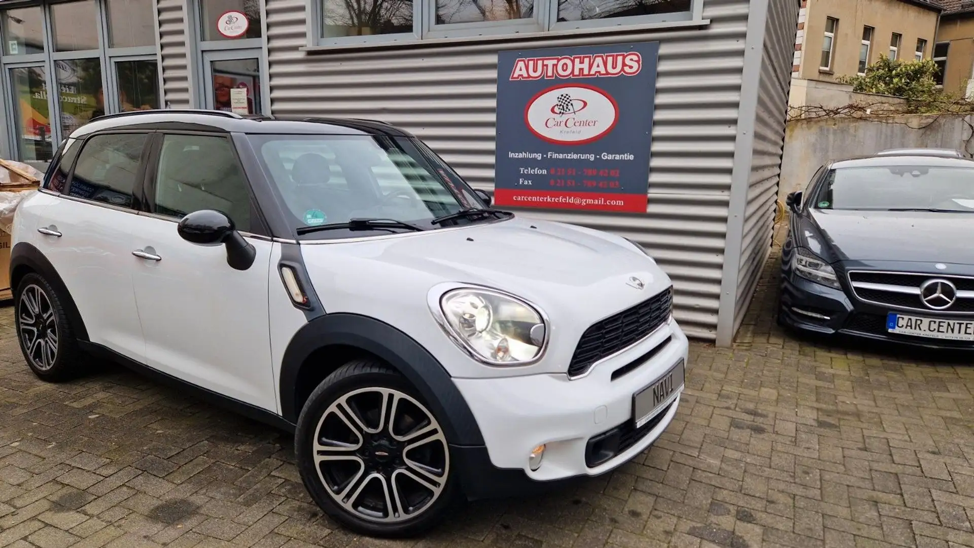 MINI Cooper SD Countryman 2.0 NAVI+XENON Blanc - 1