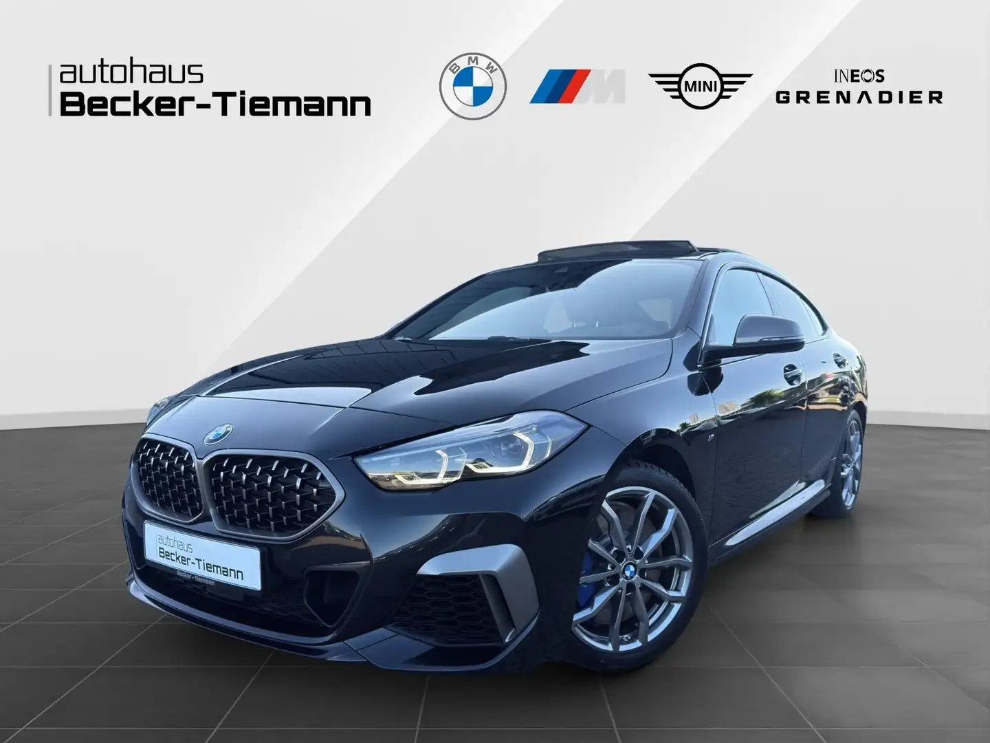 BMW M2 35i xDrive Gran Coupé Seitenschaden nicht reparier Negro - 1