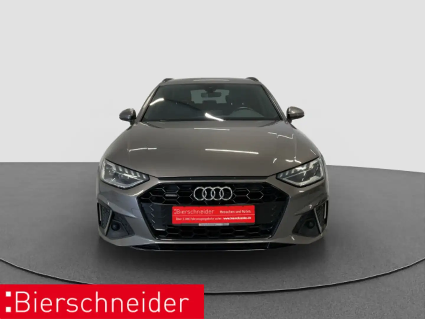 Audi A4 Av 40 TDI qu 2x S-Line Black AHK MATRIX STHZ Grigio - 2