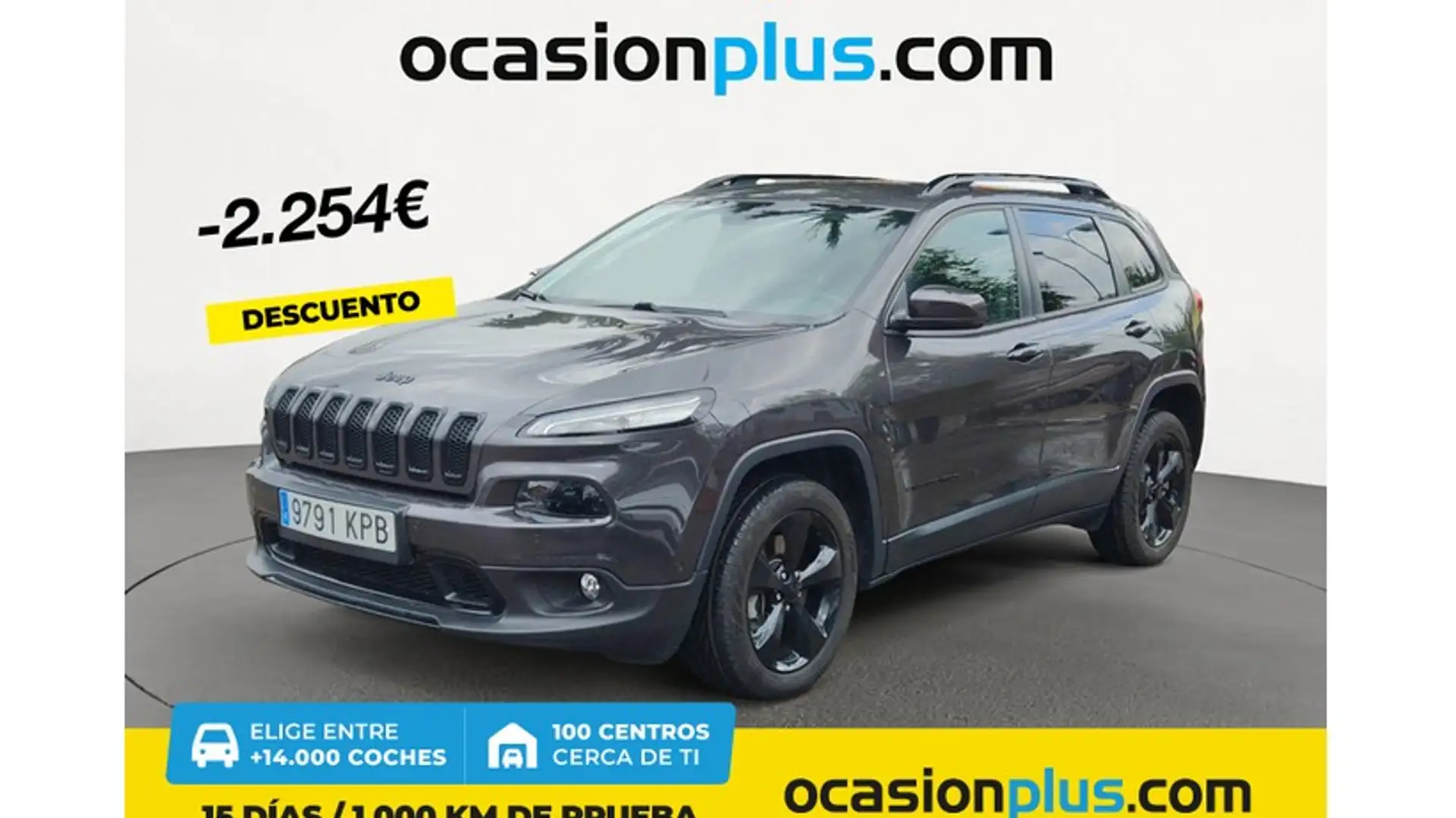 Jeep Cherokee 2.2 Multijet Night Eagle III 4x4 ADI Aut. 136kw Gris - 1