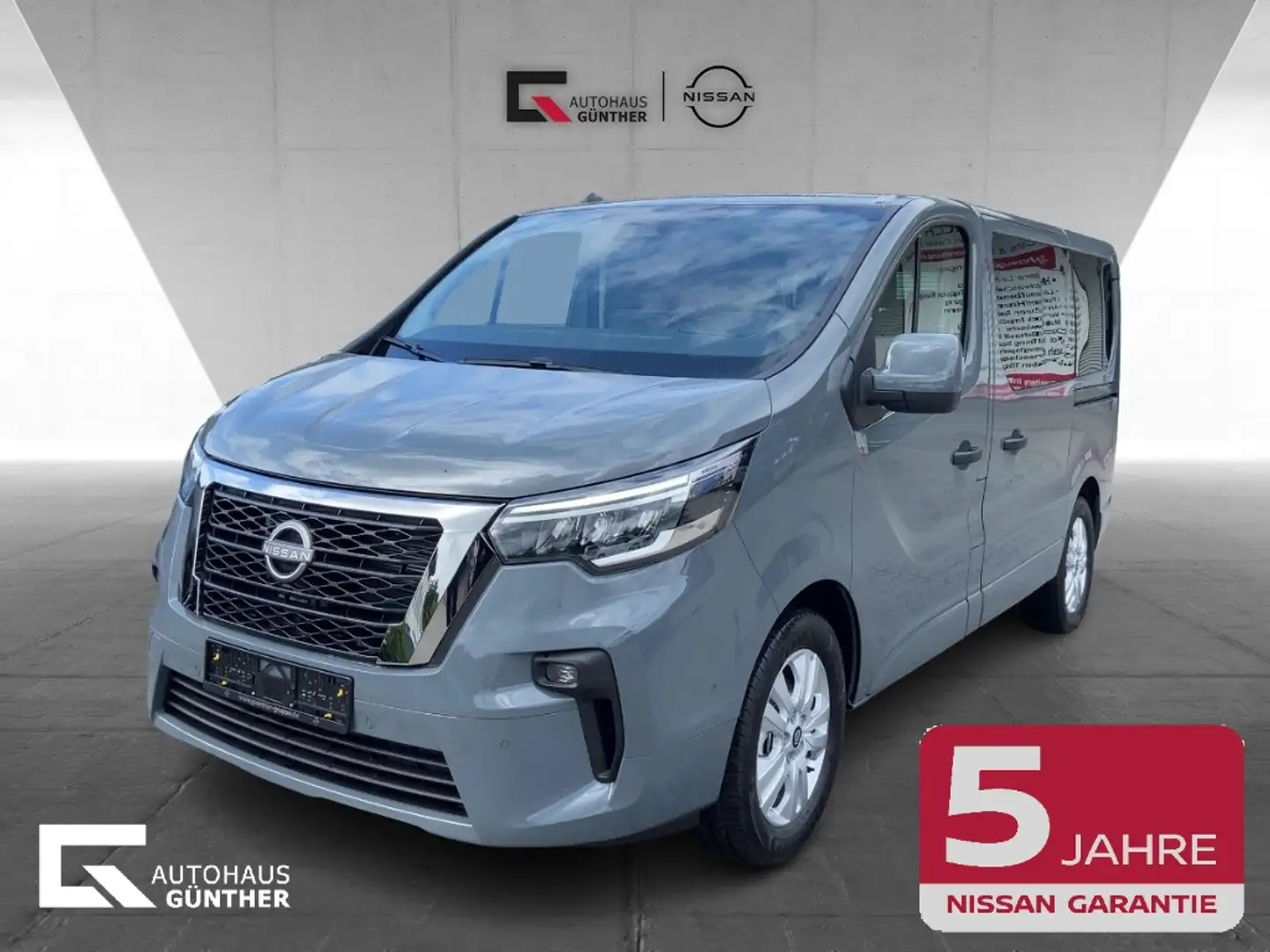 Nissan Primastar Kombi9 TEKNA Autom.170PS Winter/Design/2ST/HK/L1H1 Gris - 2