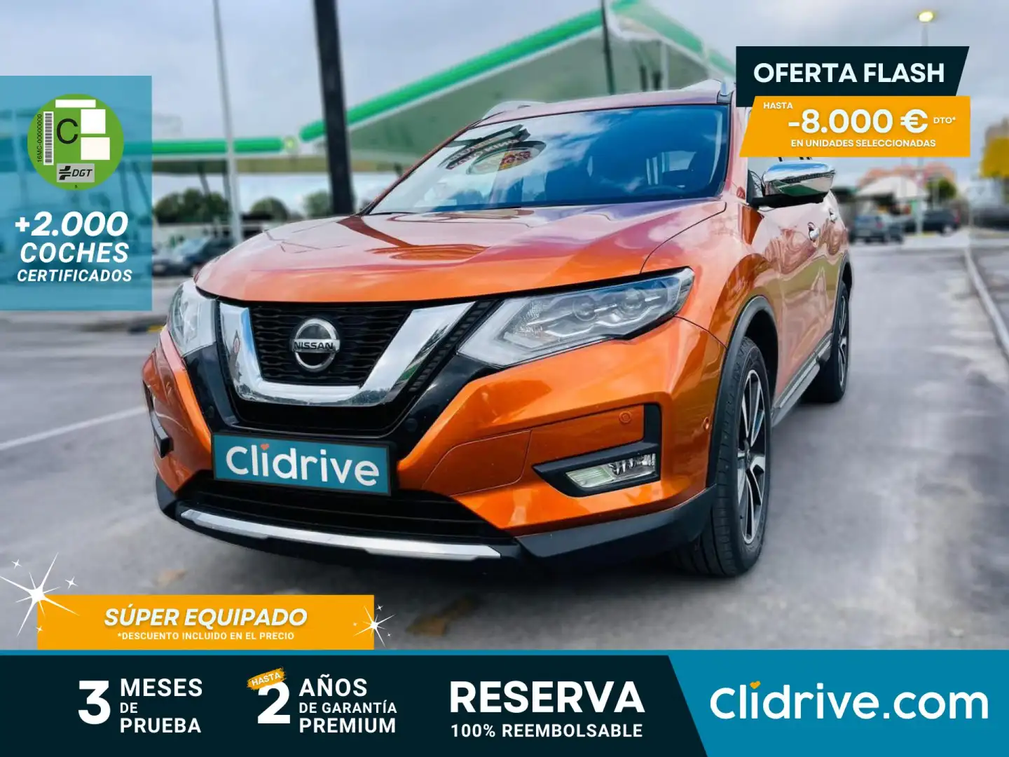 Nissan X-Trail 1.7 dCi Tekna 4x4-i Naranja - 1