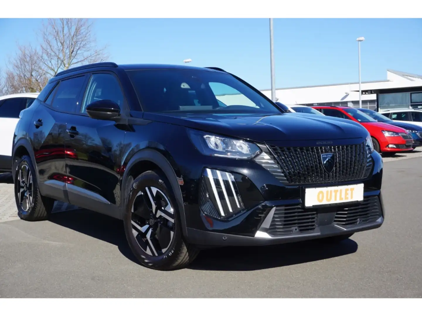 Peugeot 2008 Auto.130PS-Allure-LED-Sihz-Klimaauto-Tempo-PDCCam- Schwarz - 1