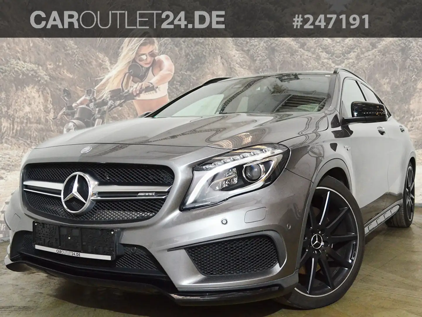 Mercedes-Benz GLA 45 AMG 4Matic *Drivers Dynamic Night 20 Pano* Gris - 1