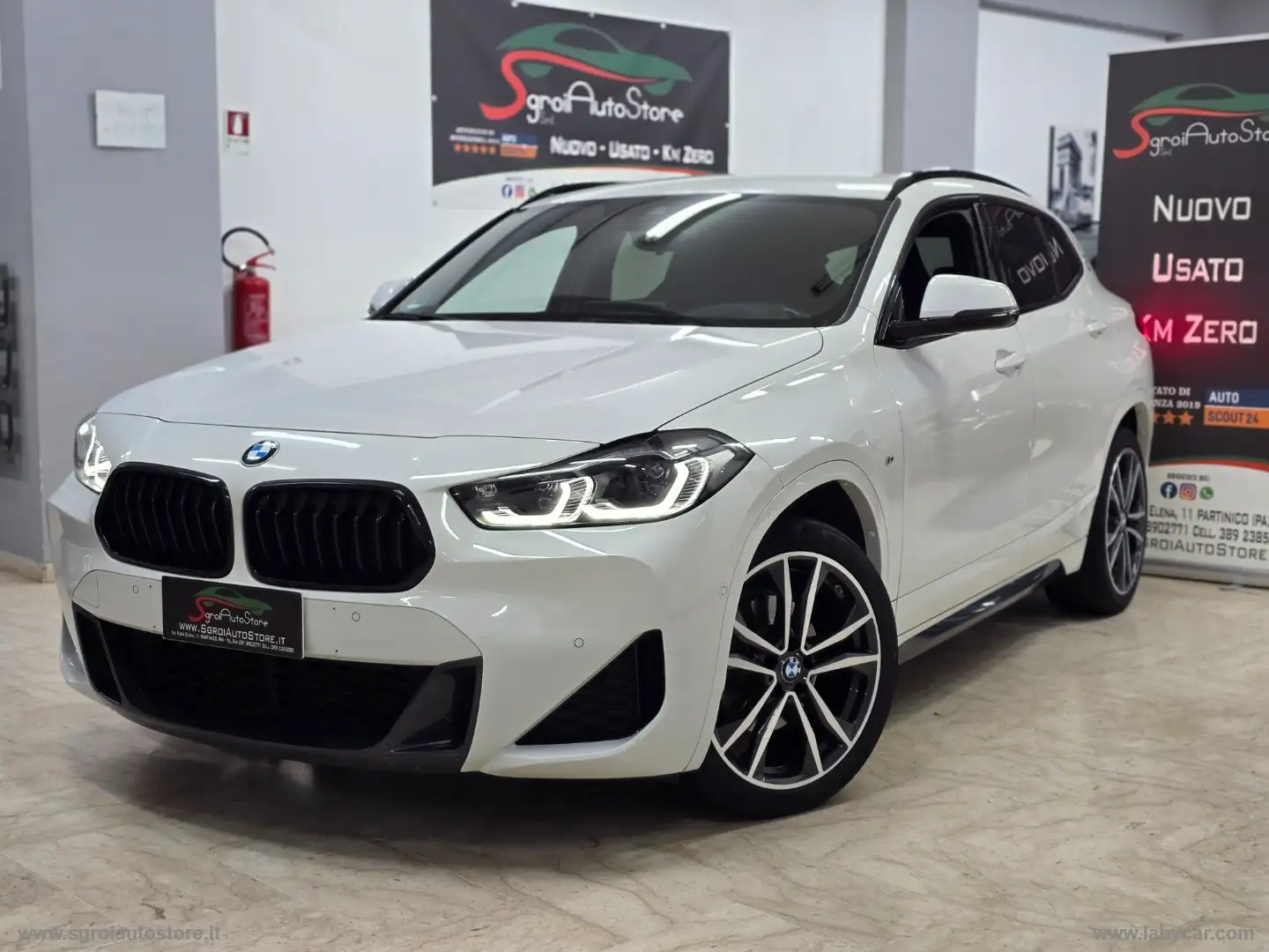 BMW X2 xDrive18d Msport-X Blanc - 1