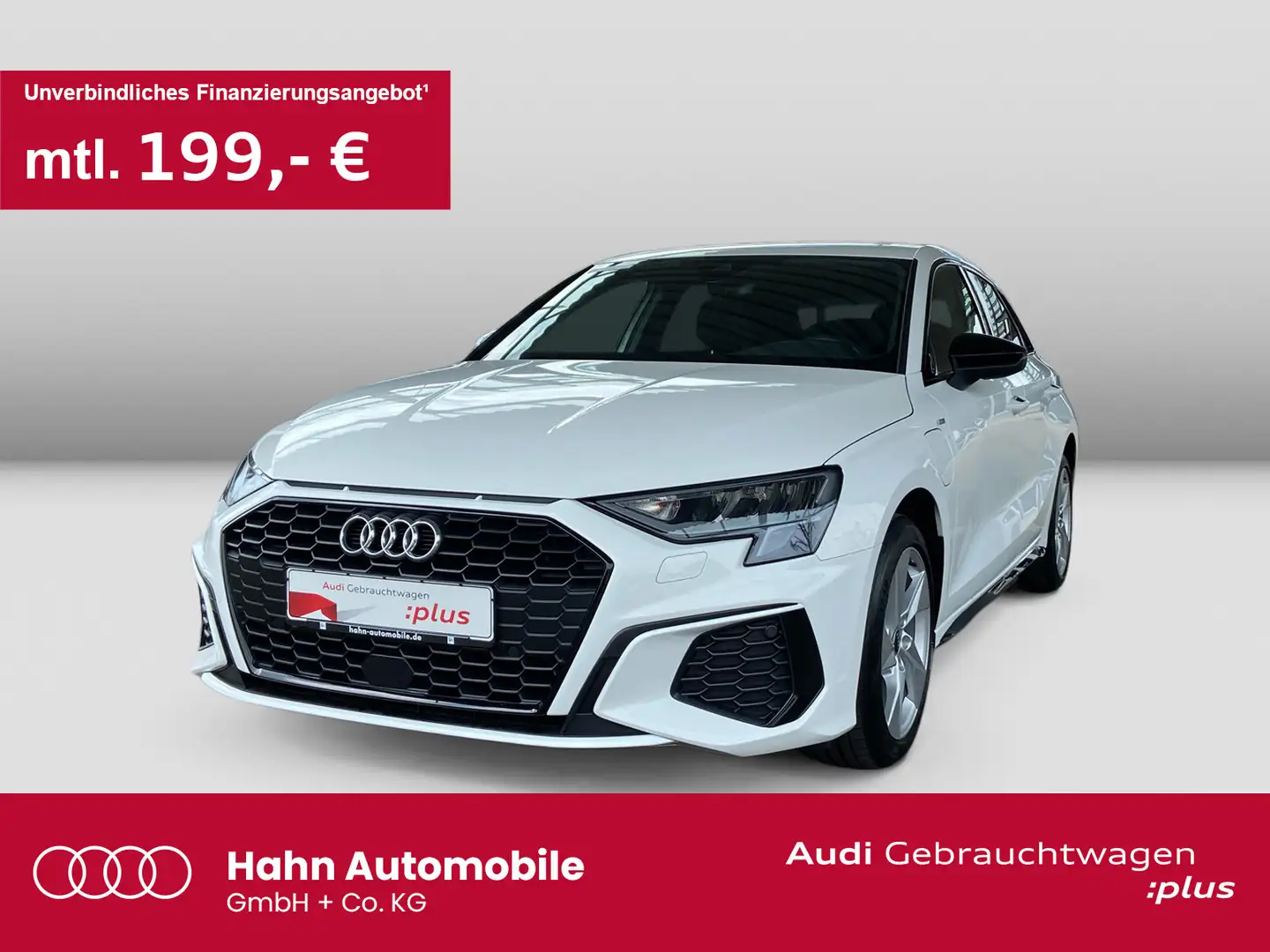 Audi A3 40TFSIe S-Line S-Trc Virtual Sitzh Weiß - 1