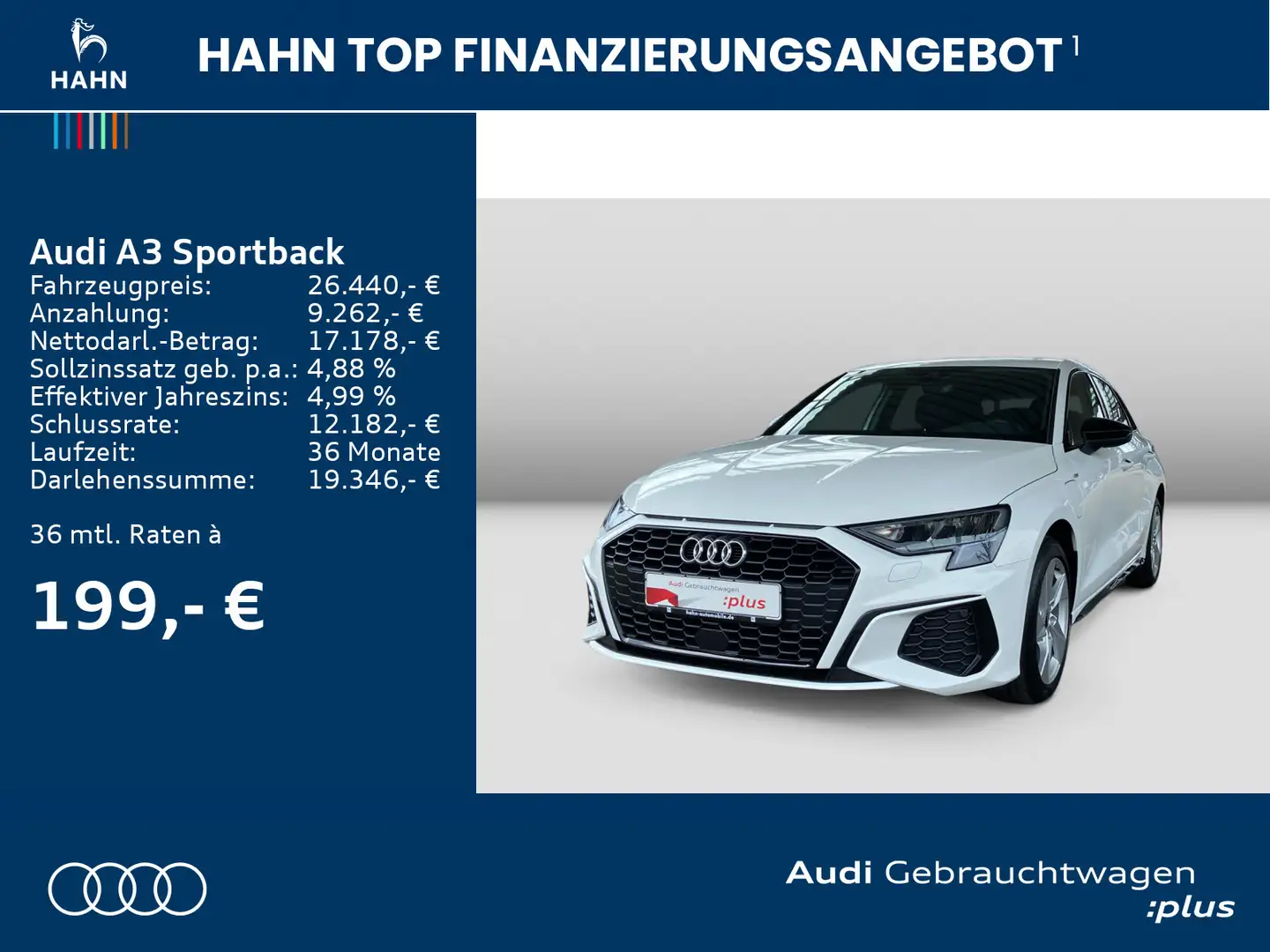 Audi A3 40TFSIe S-Line S-Trc Virtual Sitzh Blanco - 2