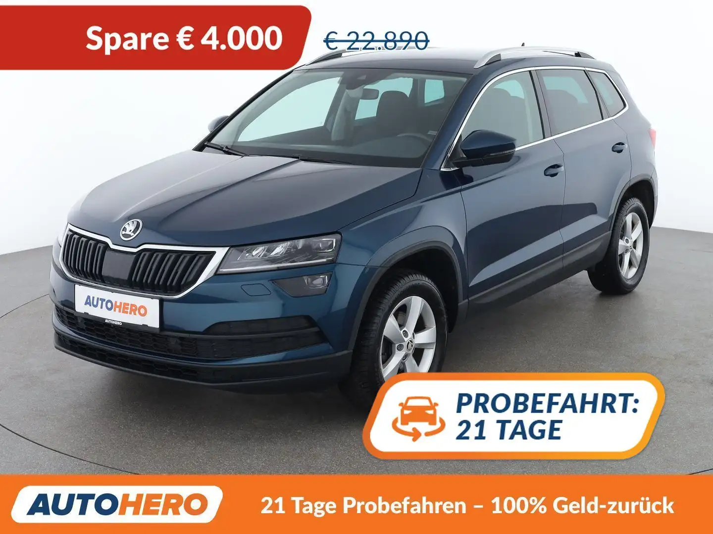 Skoda Karoq 1.5 TSI ACT Style 125 Blau - 1