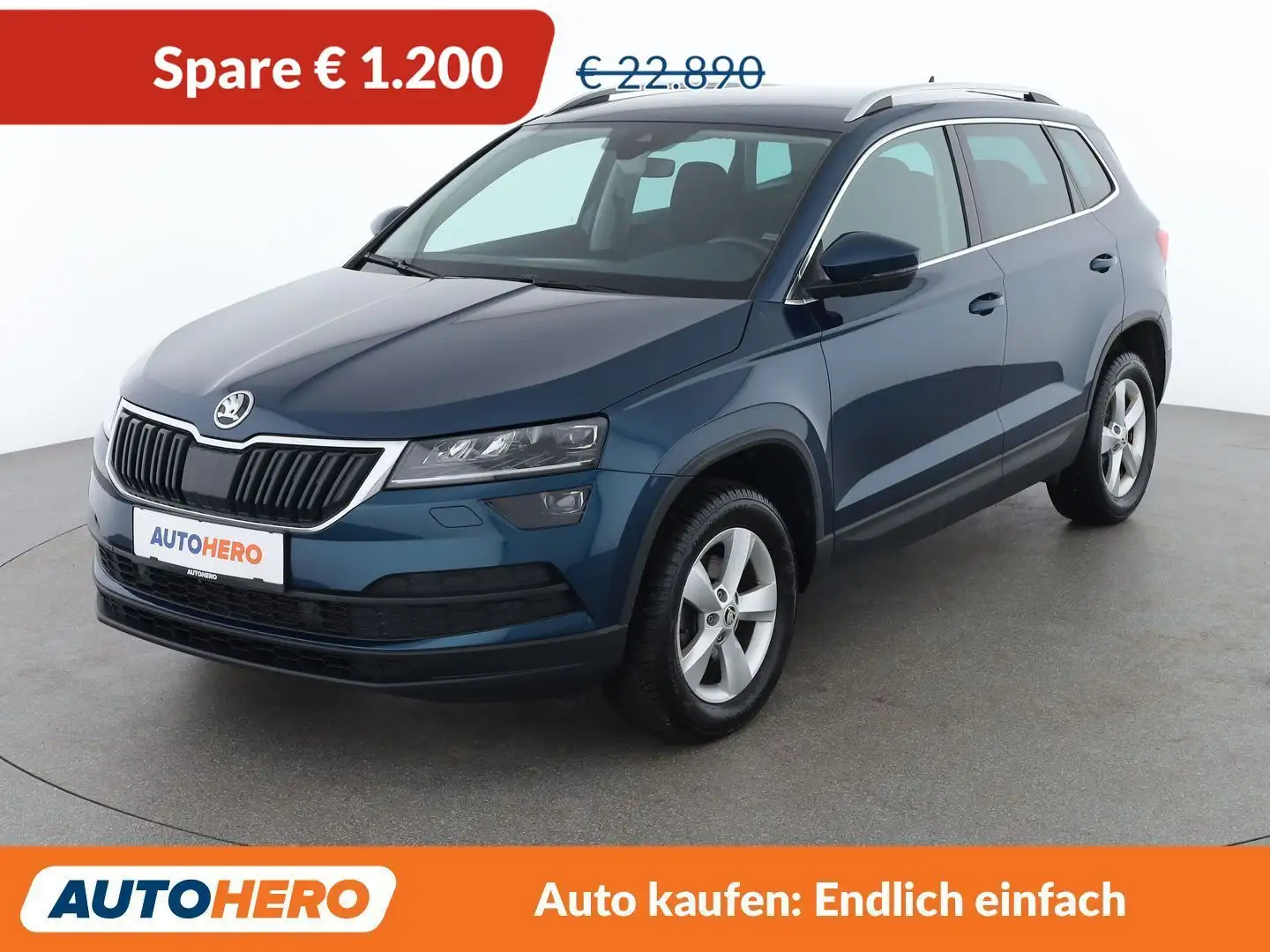 Skoda Karoq 1.5 TSI ACT Style 125 Blau - 1