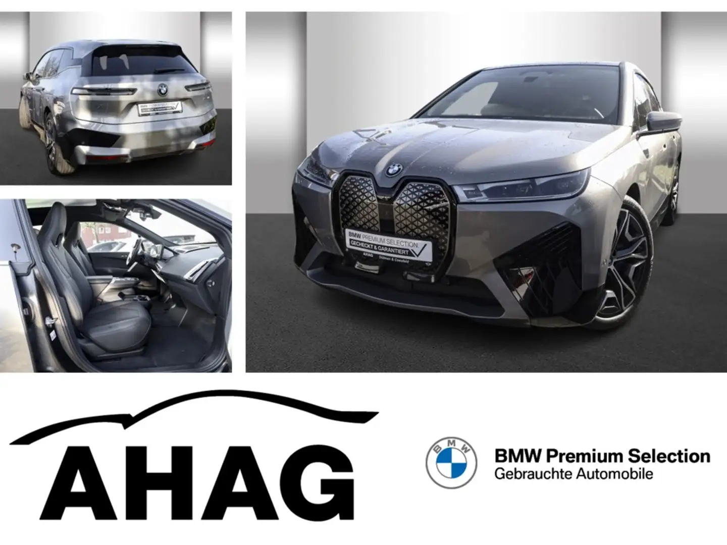 BMW iX xDrive50 Klimaaut. AHK Komfortzugang Grau - 1