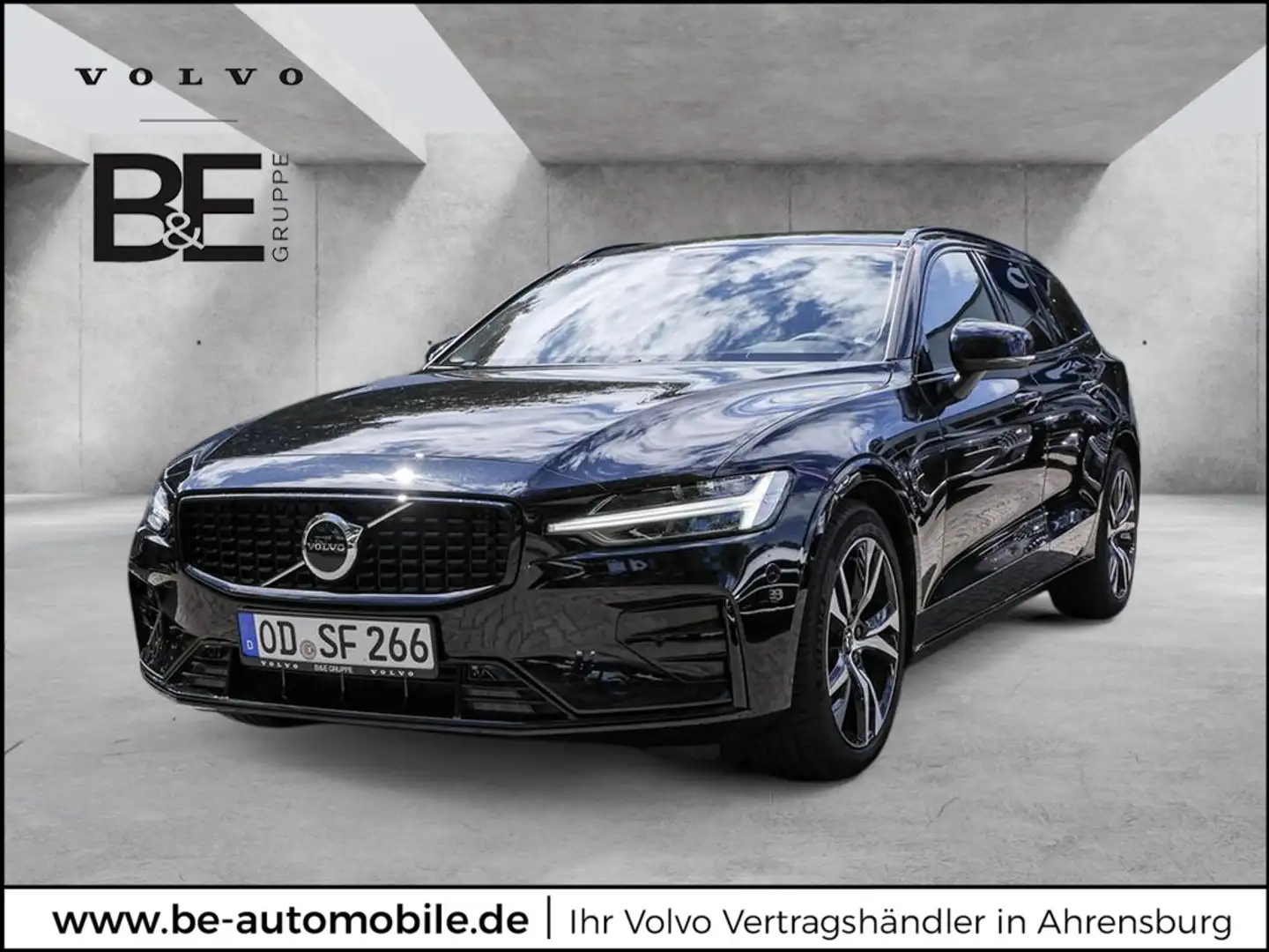 Volvo V60 B4 Plus Dark Navi Kam SHZ LH ACC BLIS Schwarz - 1