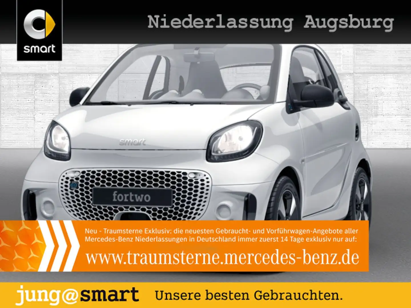 smart forTwo EQ 60kWed SHZ PDC Dig Radio 22kW Bordl Weiß - 1