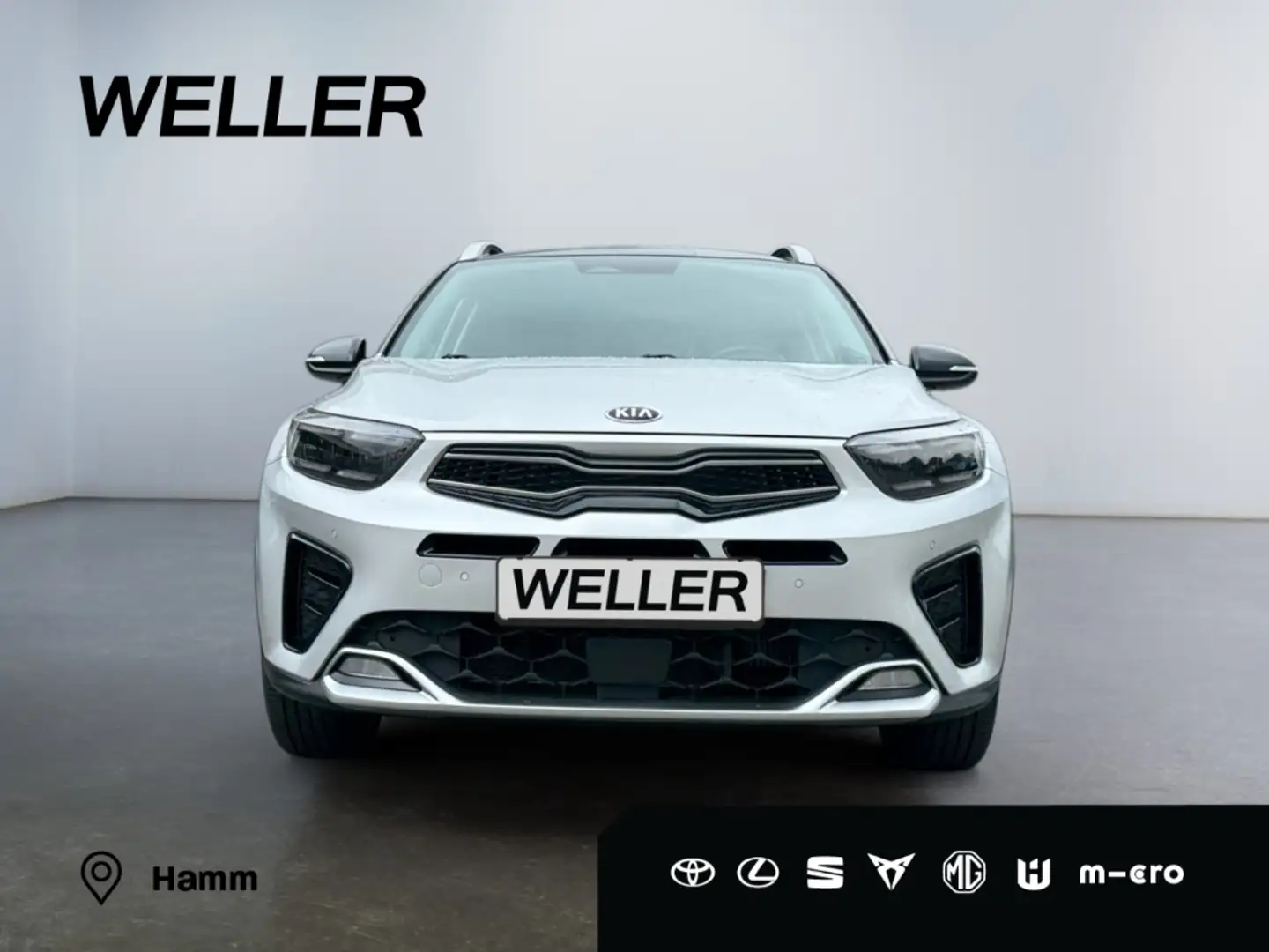 Kia Stonic 1.0 T-GDI Mild Hybrid DCT7 GT Line *CAM* Silber - 2