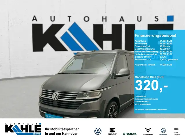 Volkswagen T6.1 California Ocean 2.0 TDI DSG 4Motion ACC