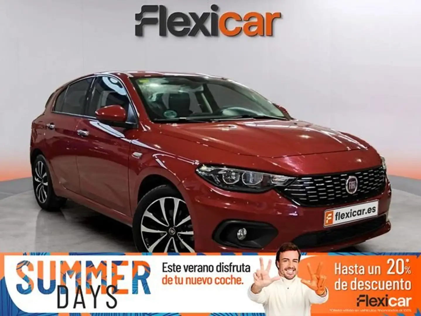 Fiat Tipo 1.4 T-Jet 16v 88kW (120CV) Lounge Plus Rojo - 1