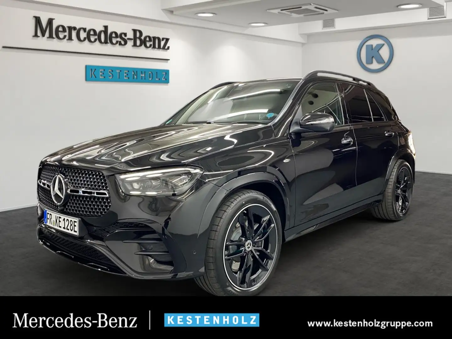 Mercedes-Benz GLE 350 de 4Matic AMG+AHK+PANO+MULTI+HUD+BURMEST Schwarz - 1