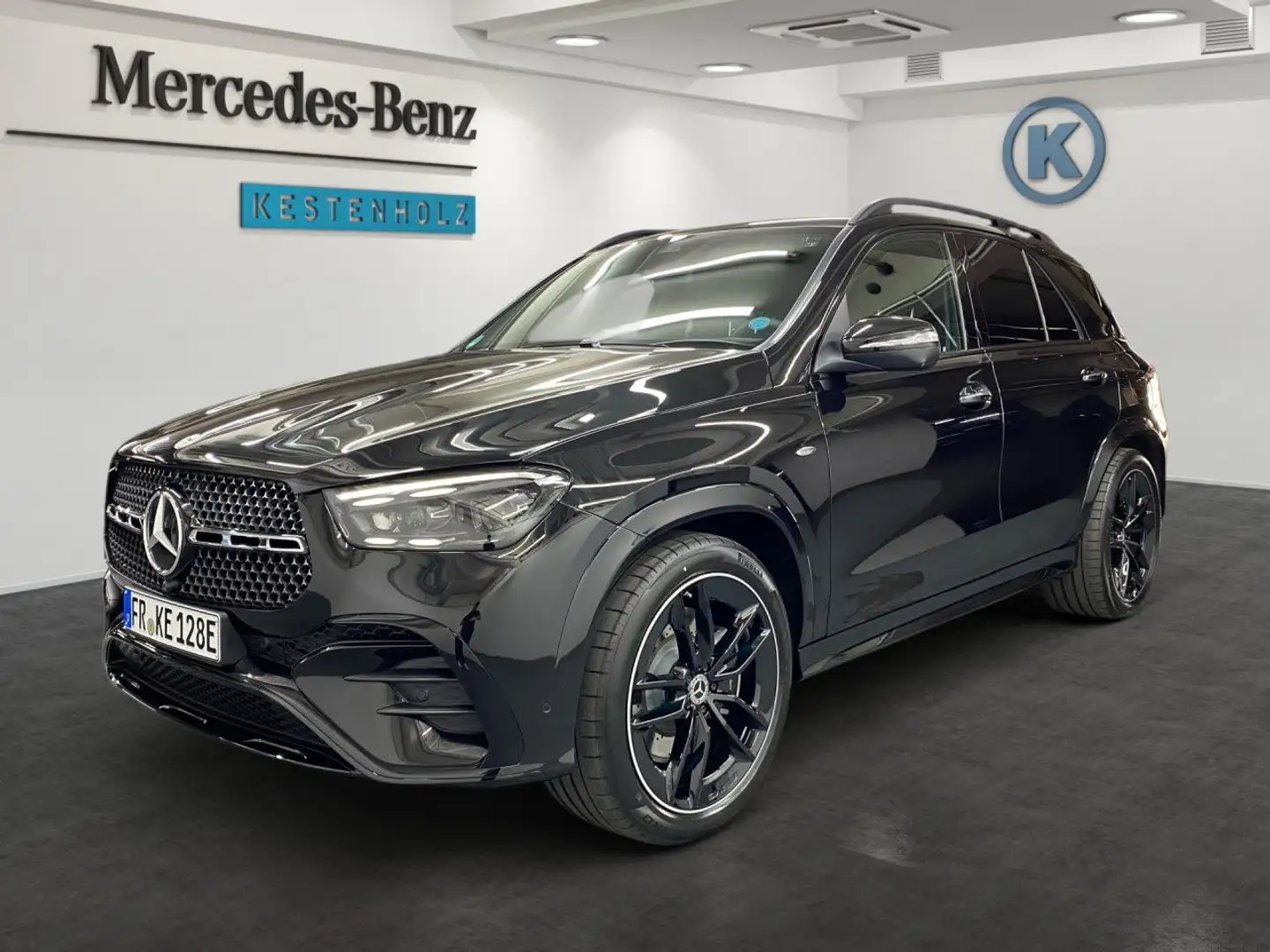 Mercedes-Benz GLE 350 de 4Matic AMG+AHK+PANO+MULTI+HUD+BURMEST Schwarz - 2