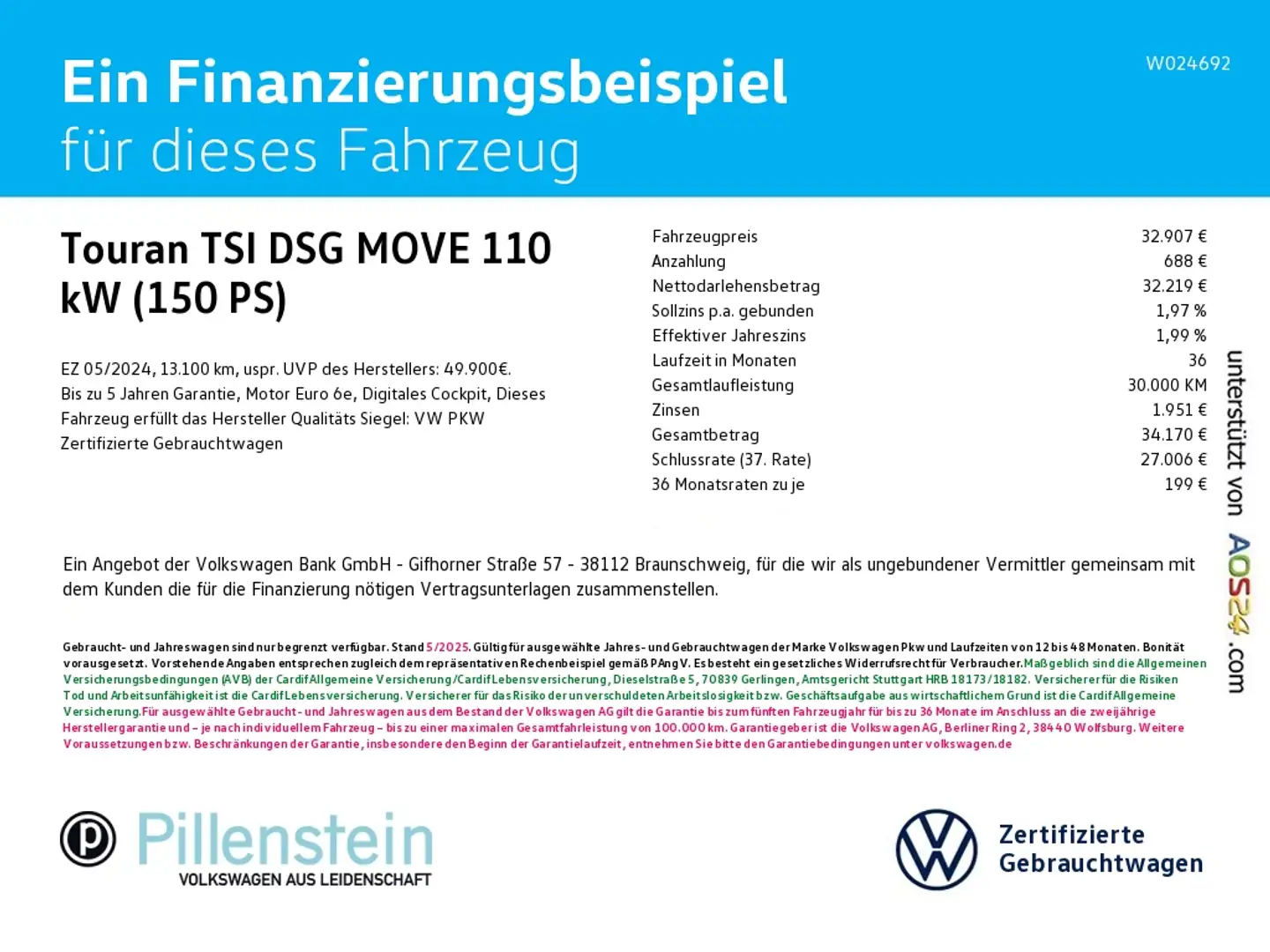 Volkswagen Touran TSI DSG MOVE NAVIPRO+7SITZE+KAM+APP Schwarz - 2