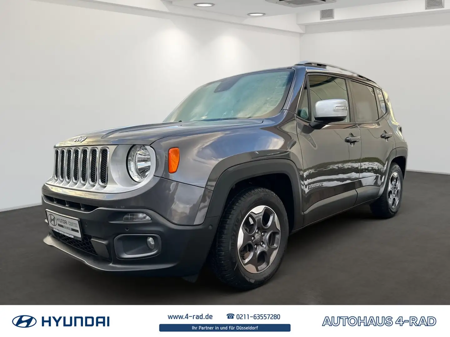 Jeep Renegade Limited FWD 1,4 Turbo Benziner Gris - 1