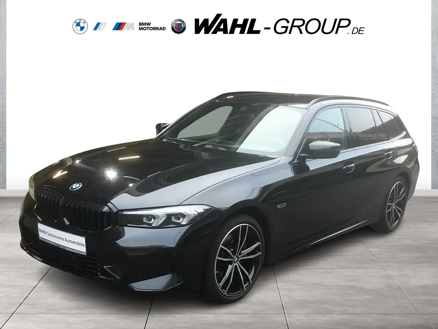BMW 320 e xDrive TOURING M SPORT LC PLUS GRA PDC HIFI DAB Schwarz - 1