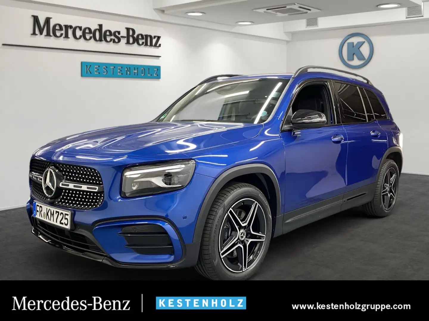 Mercedes-Benz GLB 220 d 4MATIC AMG+AHK+HANDS-FREE+MULTI+DISTRO Blau - 1