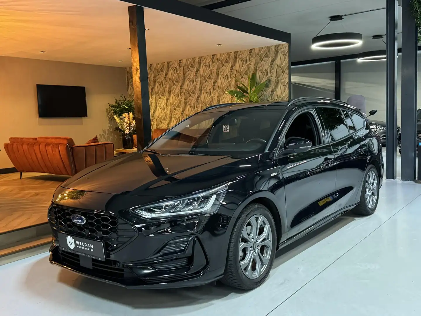 Ford Focus Wagon 1.0 EcoBoost Mild-Hybrid ST Line Garantie Ca Noir - 2