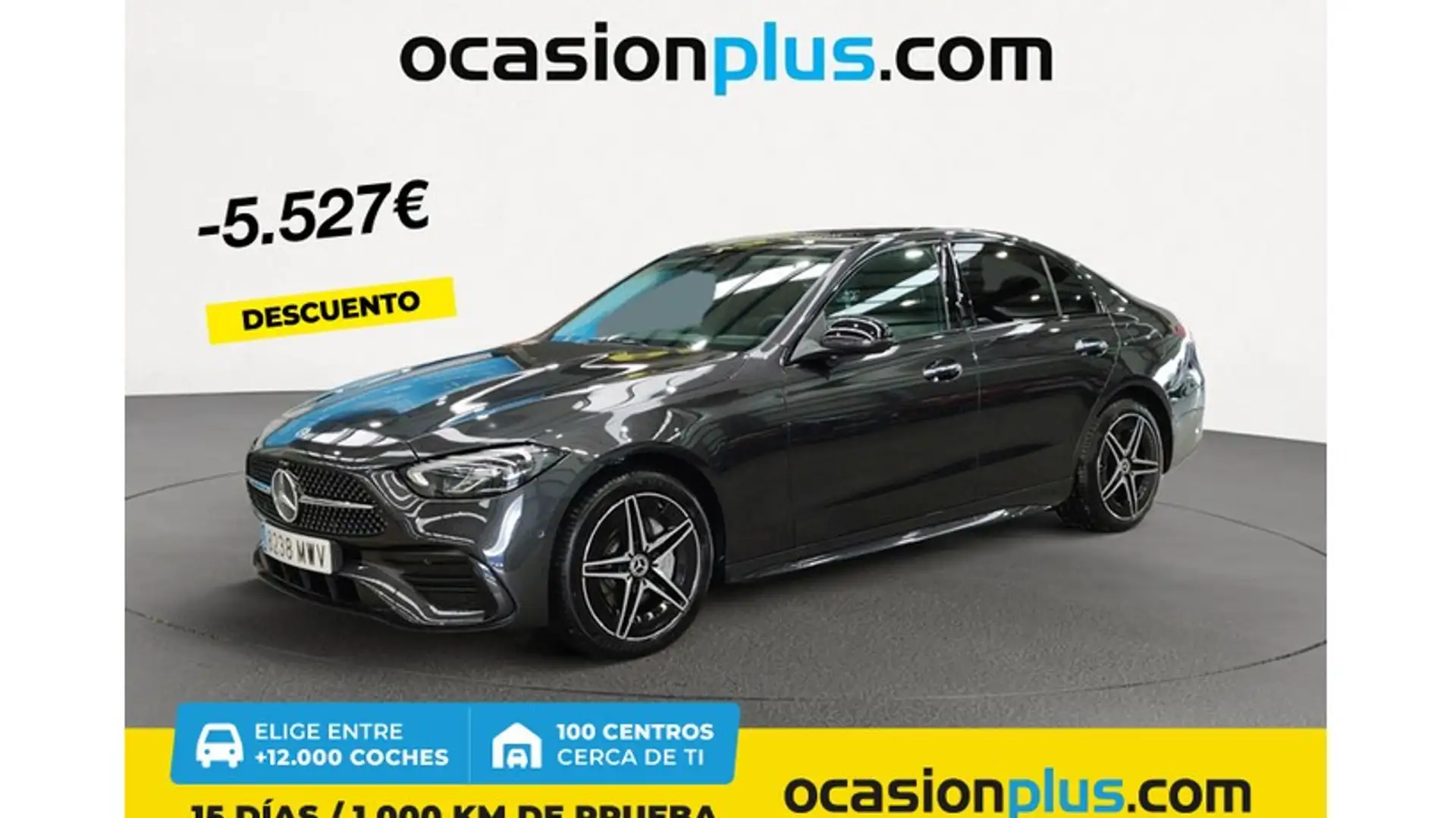 Mercedes-Benz C 300 de 9G-Tronic Gris - 1