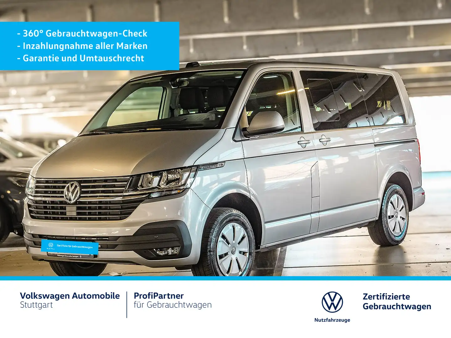 Volkswagen T6.1 Caravelle Comfortline DSG 2,0 TDI AHK NAVI Plateado - 2