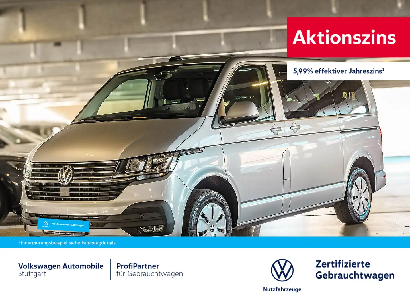 Volkswagen T6.1 Caravelle Comfortline DSG 2,0 TDI AHK NAVI Plateado - 1