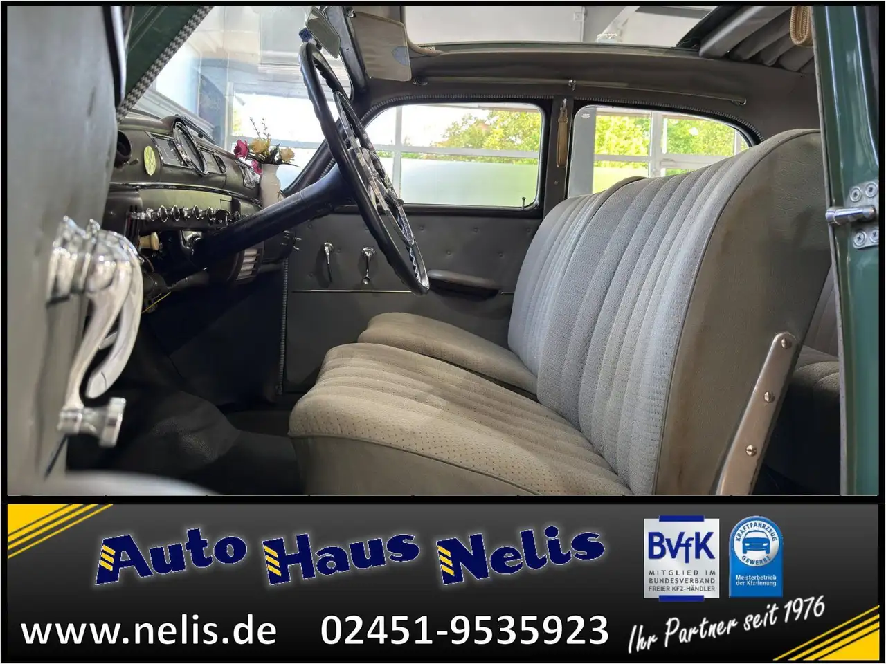 Mercedes-Benz 180 Ponton Faltdach Radio-Blaupunkt Reserverad Z, foto 9
