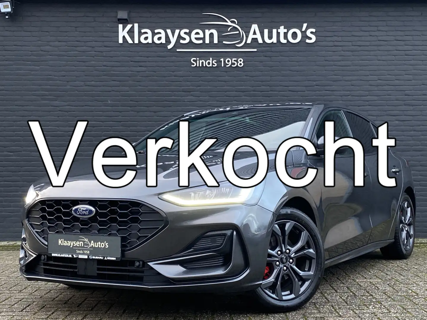 Ford Focus 1.0 EcoBoost Hybrid 125 pk ST Line AUT. | 1e eigen Grau - 1