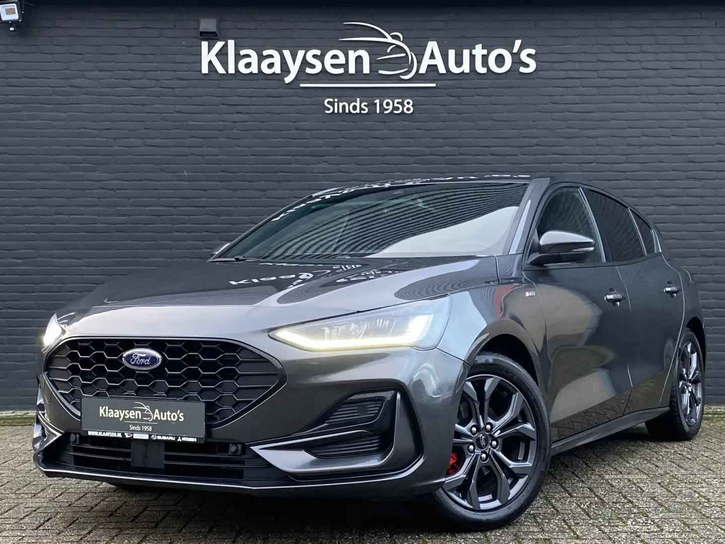 Ford Focus 1.0 EcoBoost Hybrid 125 pk ST Line AUT. | 1e eigen Gris - 1