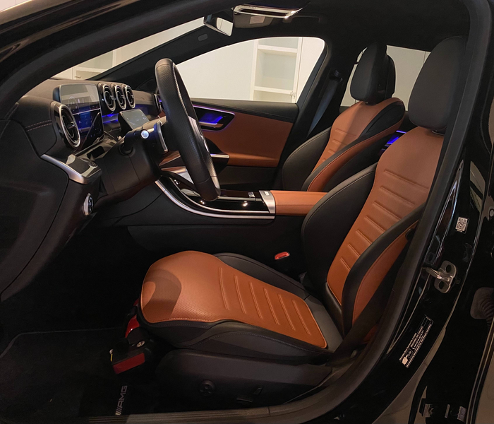Mercedes-Benz C 200 9G AMG Advanced 19"/Distronic/Leder-Sienabruin/Dodehoek/Ambiente/Trekhaak — photo 9