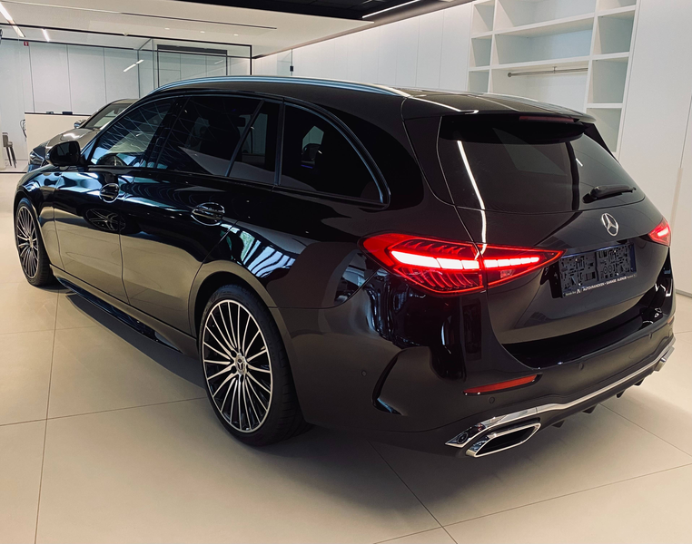 Mercedes-Benz C 200 9G AMG Advanced 19"/Distronic/Leder-Sienabruin/Dodehoek/Ambiente/Trekhaak — photo 4