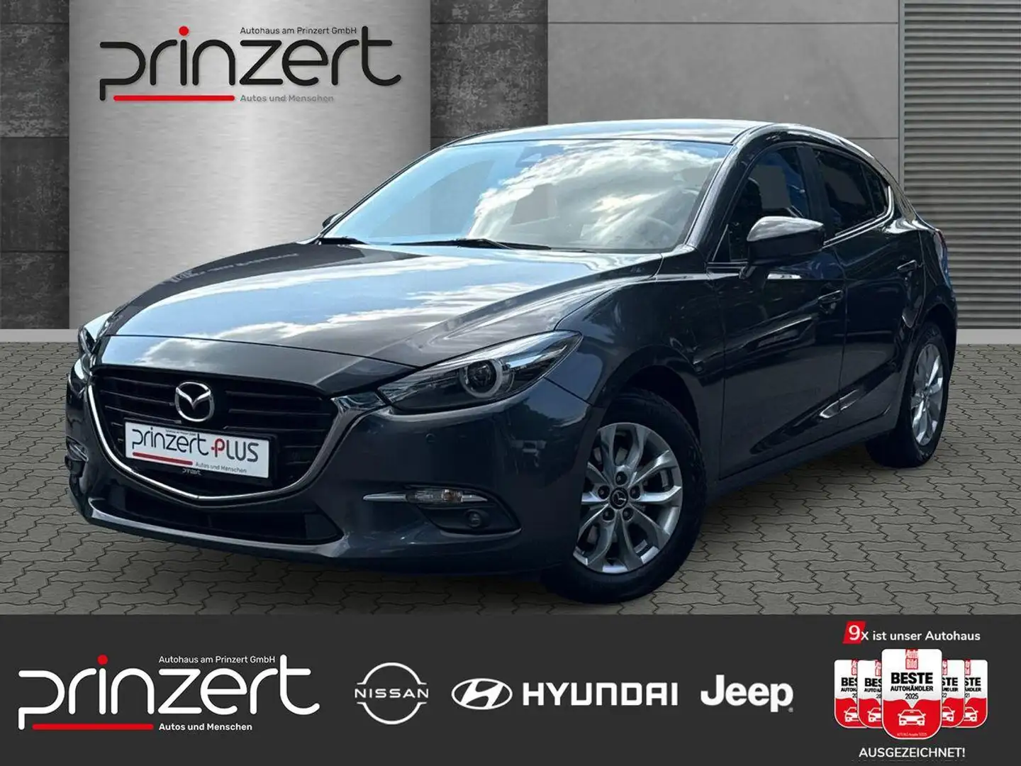 Mazda 3 2.0 SKYACTIV-G "Sports-Line" Navi*LED*8-Fach Grau - 1