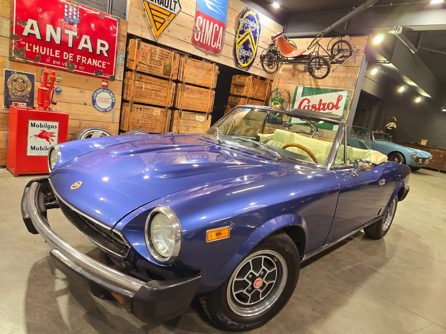 Fiat 124 Spider 2.0 SUPER ETAT & TRES ELEGANTE Blauw - 1