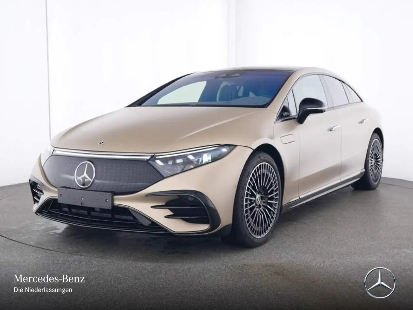 Mercedes-Benz EQS 580 4MATIC AMG Fahrass Fondent Pano Burmester Bronze - 2